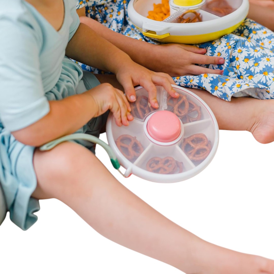Boîte à snacks rotative pour enfants