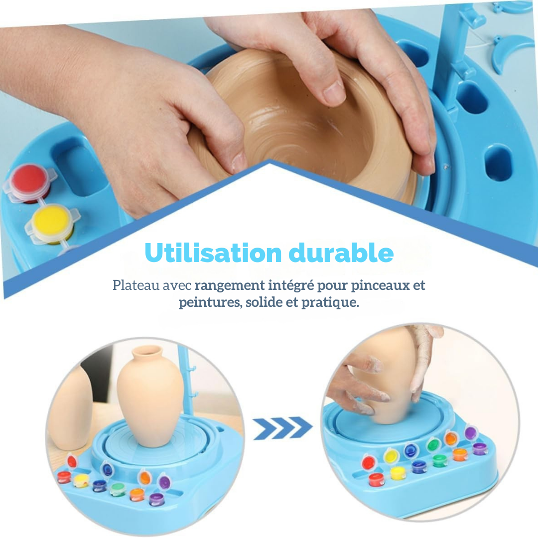 Tour de potier enfant – Kit complet