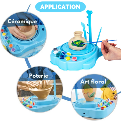 Tour de potier enfant – Kit complet